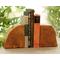 Handmade oak wood bookends for sale